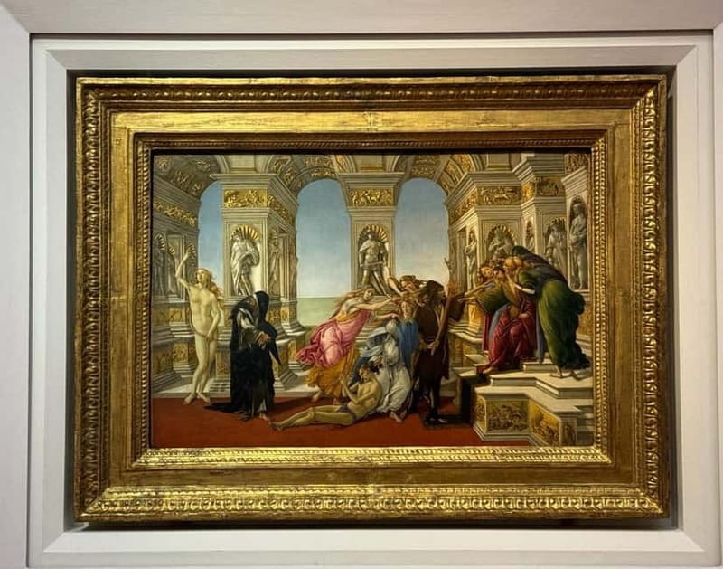 Florence: Uffizi Gallery Timed Entry Ticket & Audio Guide - Meeting at Leonardo’s statue in Florence