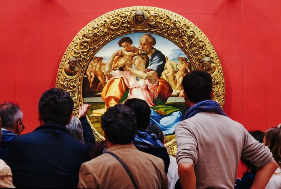 Florence: Uffizi Priority Ticket & Masterpieces Audio App - What you see after entering Door No. 1