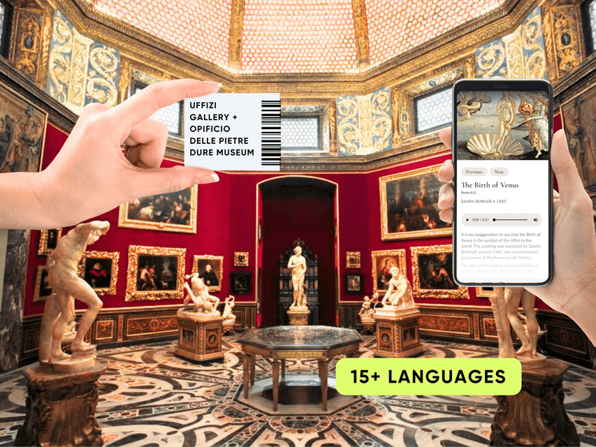 Florence: Uffizi Priority Ticket & Masterpieces Audio App - Finding the yellow ACCORD host