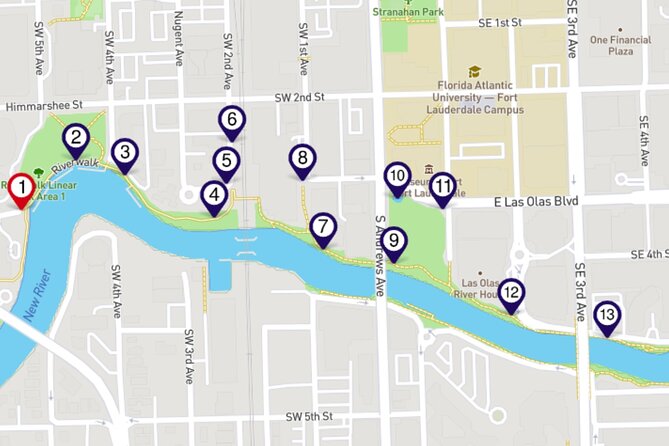 Fort Lauderdale Riverwalk Self-guided Audio Walking Tour - Hands-on science and the story of the New River