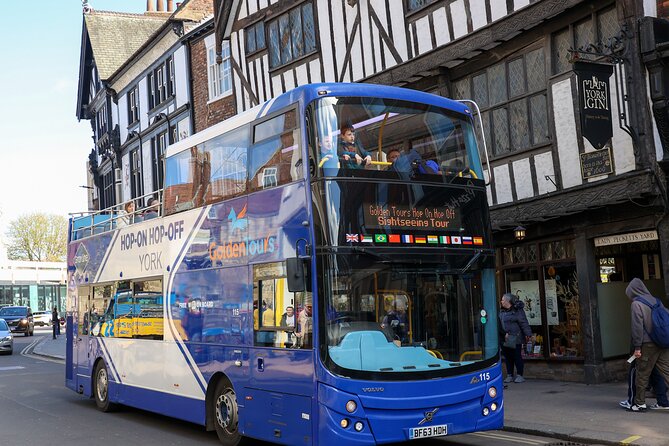 Golden Tours York Hop-on Hop-off Open Top Bus Tour with Audio Guide - Choosing the upper deck or lower deck
