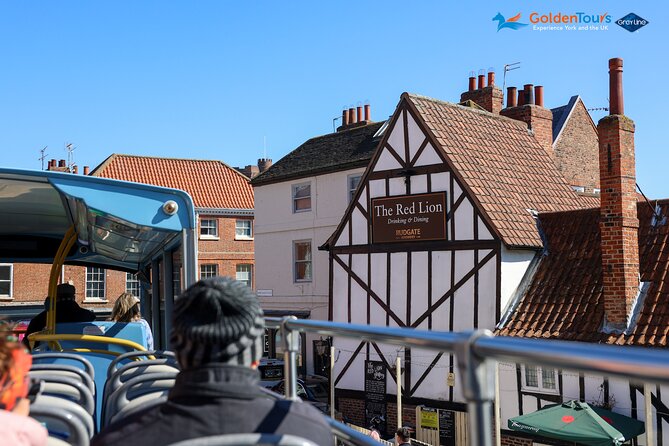 Golden Tours York Hop-on Hop-off Open Top Bus Tour with Audio Guide - The English audio guide and driver commentary