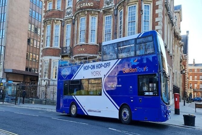Golden Tours York Hop-on Hop-off Open Top Bus Tour with Audio Guide - Weather, comfort, and practical limits