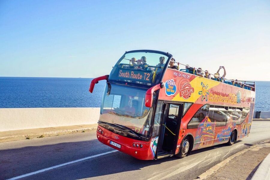 Gozo Day Pass Ferry and Hop-on Hop-off buses with audio Tour - Route 1, the purple bus, and Gozo’s western sights