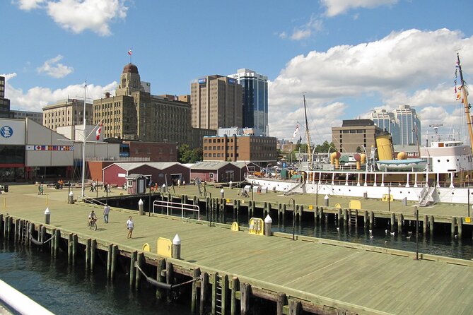 Halifax Boardwalk & Seaport: a Smartphone Audio Walking Tour - Meeting Samuel Cunard and the Emigrant Statue