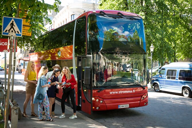 Helsinki Panorama Sightseeing Audio-Guided Bus Tour - The Church of the Rock, Sibelius Monument, and changing stops