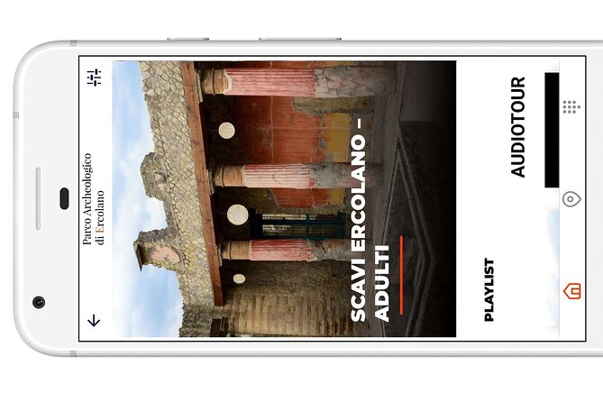 Herculaneum: skip the line entry ticket (art) + audioguide & map - Walking through houses, villas, and mosaics