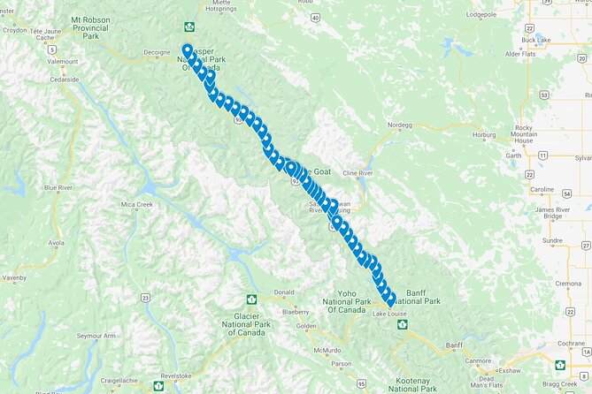 Icefields Parkway: a Smartphone Audio Driving Tour - Starting in Lake Louise: the southern approach