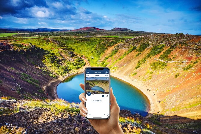 Iceland's Golden Circle Self-Guided Audio Driving Tour - Kerid Crater and the return to Reykjavik