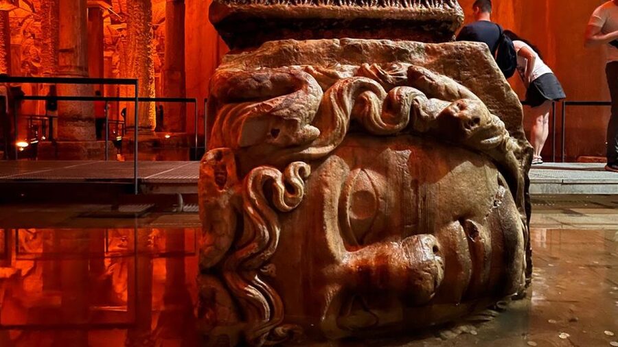 Istanbul: Basilica Cistern Fast-Track Entry and Audio Guide - Walking Down Into the Cistern