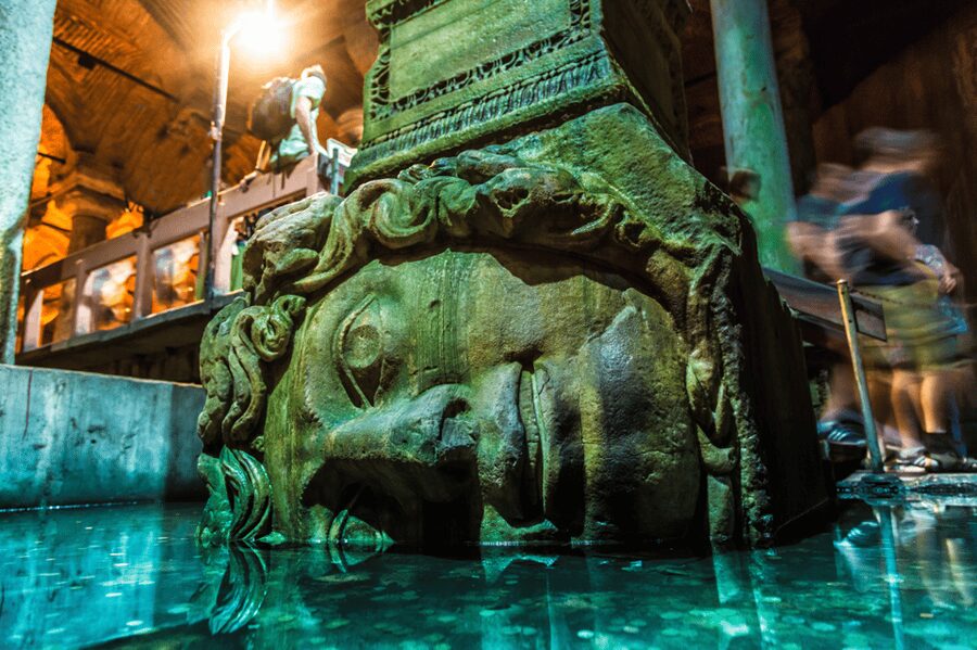 Istanbul:Basilica Cistern Skip-the-Line Ticket & Audio Guide - Finding the two Medusa heads