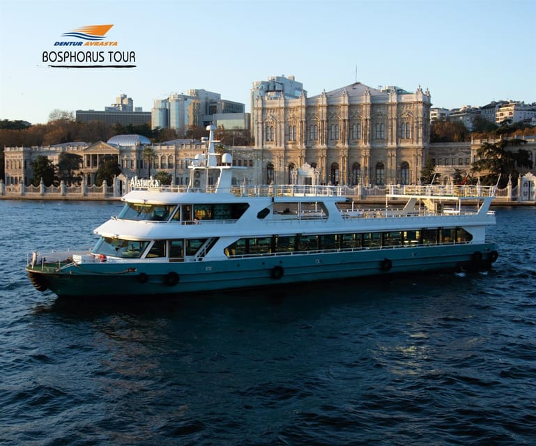 Istanbul: Bosphorus Cruise from Europe or Asia & Audio Guide - The boat, seating, and onboard atmosphere