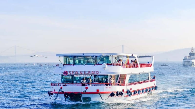 Istanbul: Bosphorus Sightseeing Cruise Tour with Audio Guide - From Galata Tower to Dolmabahçe Palace