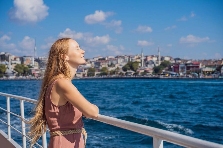 Istanbul: Bosphorus Strait Sightseeing Cruise & Audio Guide - Dolmabahçe Palace and the European shore