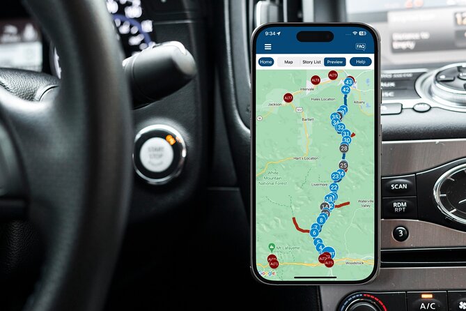 Kancamagus Scenic Byway Self-Guided Audio Driving Tour Guide - Starting at the White Mountains Visitor Center
