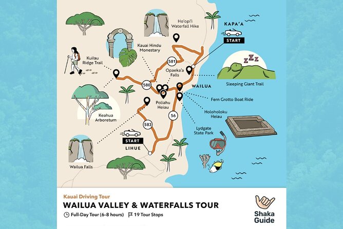 Kauai Wailua Valley & Waterfalls Audio Driving Tour - Sleeping Giant, Keahua, and Kuilau: the inland opening