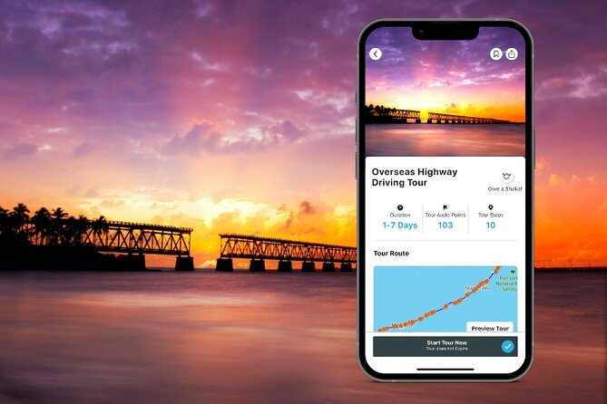 Key West and Overseas Highway Self-Guided Audio Tour - How the Shaka Guide road trip works