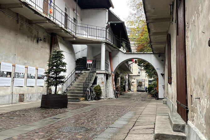 Krakow Jewish Ghetto and Quarter Audio Guided Walking Tour - The Pharmacy Under the Eagle and the ghetto streets