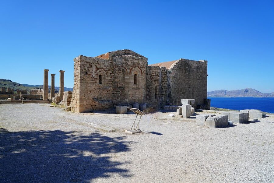 Lindos Acropolis Self-Guided Tour with 3D & Audio (No entry) - Temples, fortifications, and the views around Lindos
