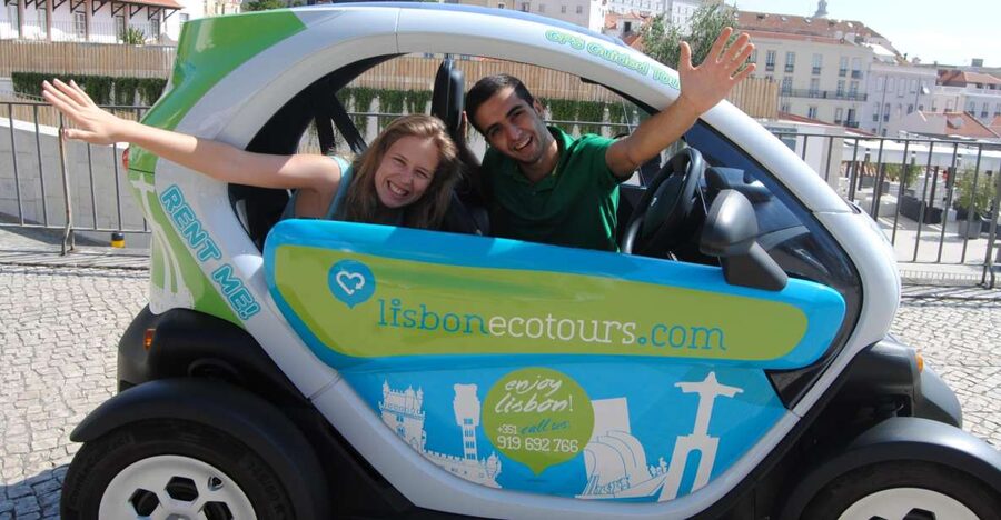 Lisbon 6H Ride in an Electric Car & GPS Audio Guide - Why a Twizy can work well in Lisbon