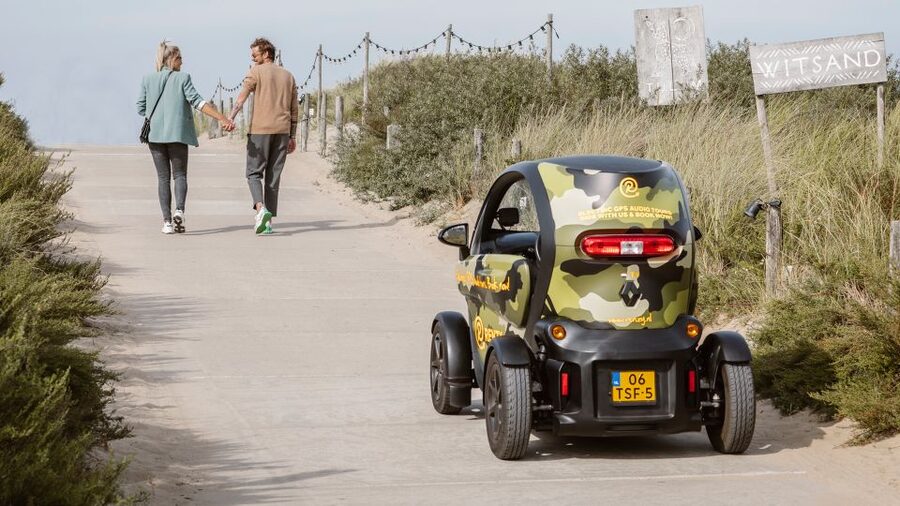 Lisse: Self-Drive Electric Car Dune and Beach Audio Tour - Reaching the beach and sea