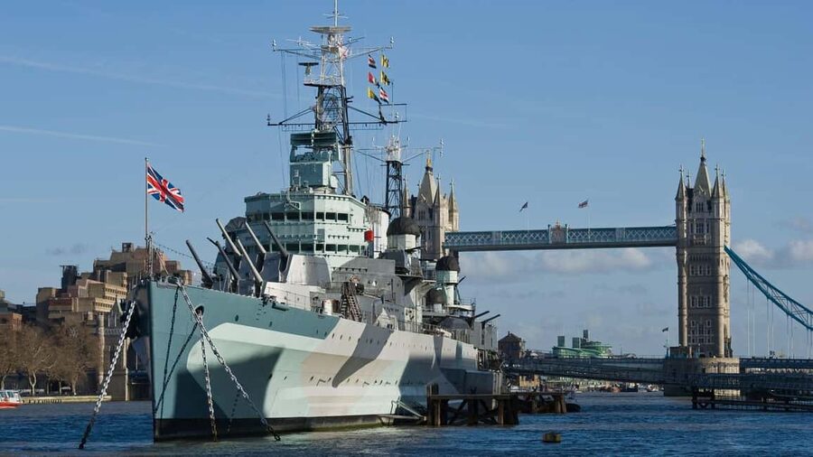 London: HMS Belfast Ticket & Southbank Highlights Audio Tour - Start with the decks, crew spaces, and lower ship
