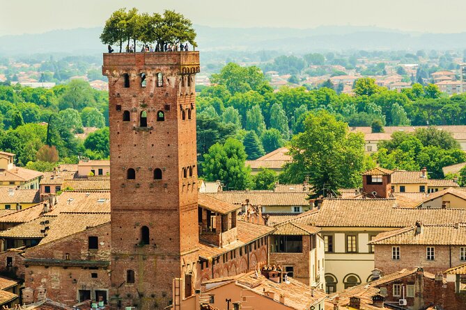 Lucca Walking Tour with Audio and Written Guide by a Local - Piazza Anfiteatro and the Roman footprint below