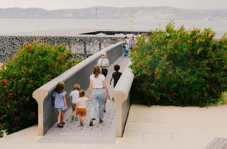Marseille: Mucem Fast-Track Ticket & Le Panier Audio Tour - Taking in the concrete lace