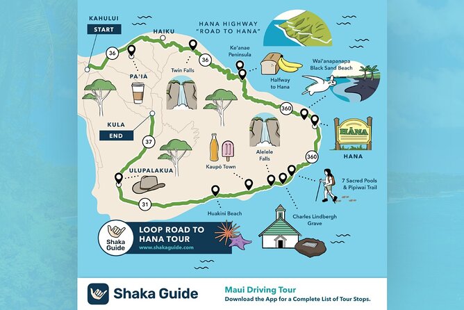 Maui "Loop" Road To Hana Audio Driving Tour - Waterfalls and forest near Twin Falls