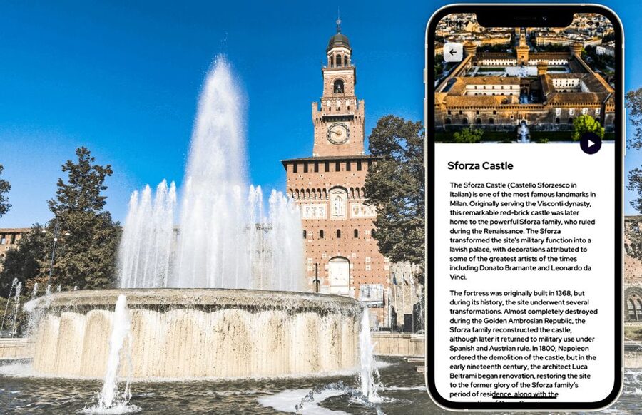 Milan: Sforza Castle Entry Ticket with Digital Audio Guide - Exploring the castle courtyards and fortress walls