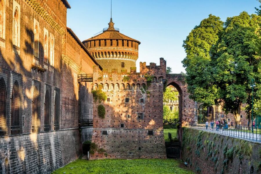 Milan: Sforza Castle Entry Ticket with Digital Audio Guide - Picking up your ticket at Piazza Castello