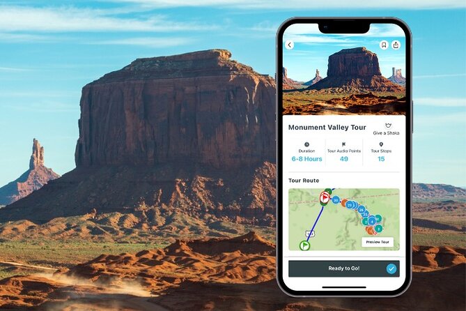 Monument Valley Self-Guided Audio Tour - Start at the Welcome Center on U.S. 163