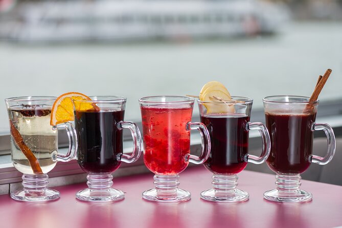 Mulled Wine Danube Cruise with Audio Guide in Budapest - The National Theater, Palace of Art, and the Bálna