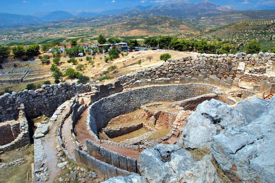Mycenae Archaeological Site Ticket & optional SG audio tours - Entering beneath the Lion Gate