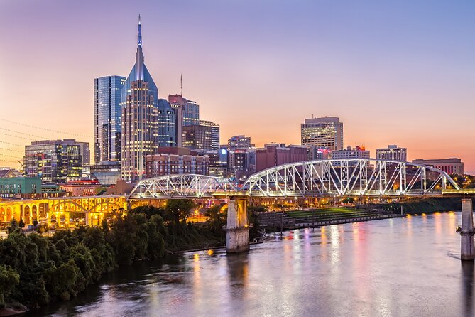 Nashville Self-Guided Audio Walking Tour - Crossing the John Seigenthaler Pedestrian Bridge