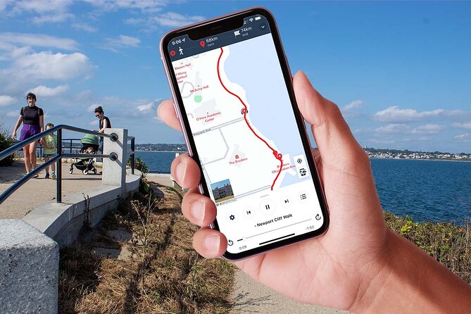 Newport Cliff Walk - Legends of the Gilded Age GPS Guided Audio Tour - What you actually see from the path