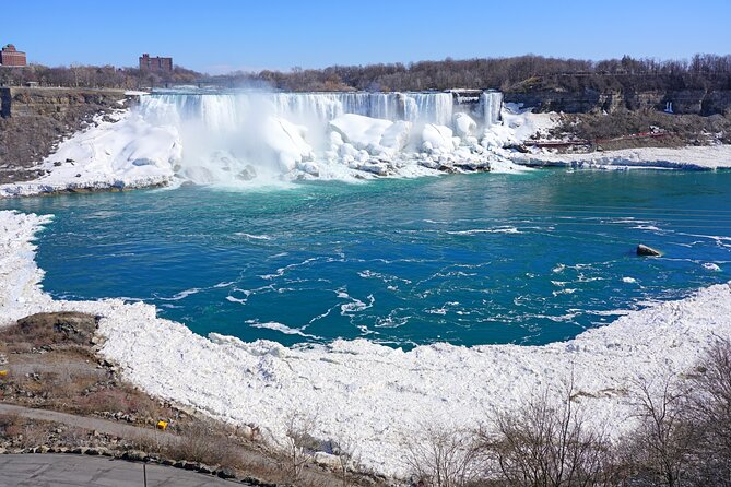 Niagara Falls USA Self-Guided Walking Audio Tour - Luna Island gets you close to Bridal Veil Falls