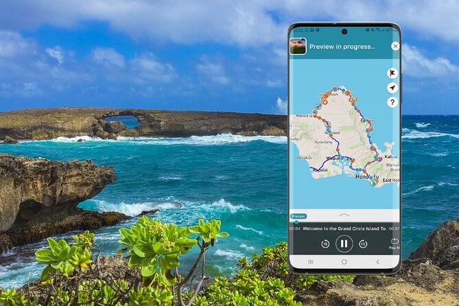 Oahu Grand Circle Island Audio Driving Tour - Laie Point, the Mormon temple, and coastal views