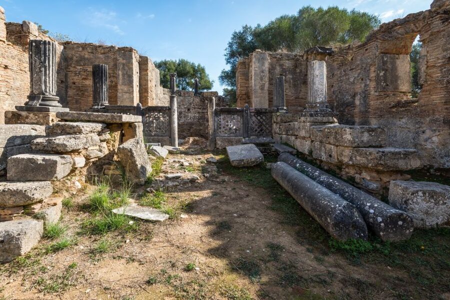 Olympia: Archaeological Site & Museum E-Ticket & Audio Guide - The Palaestra, Prytaneion, and Temple of Hera