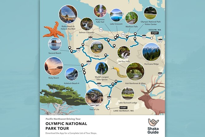 Olympic National Park Self-Guided Audio Tour - How the self-guided format works