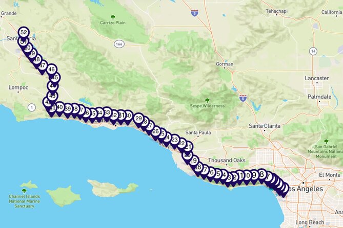 Pacific Coast Highway: Smartphone Audio Tour, LA to Santa Maria - Los Angeles to Malibu: marinas, canals, and famous beaches