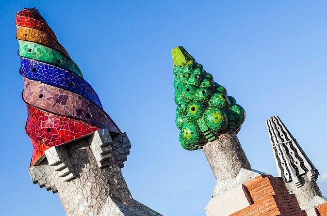 Palau Guell by Gaudi with Audio Guide in Barcelona - The rooftop terrace and Gaudí’s famous chimneys