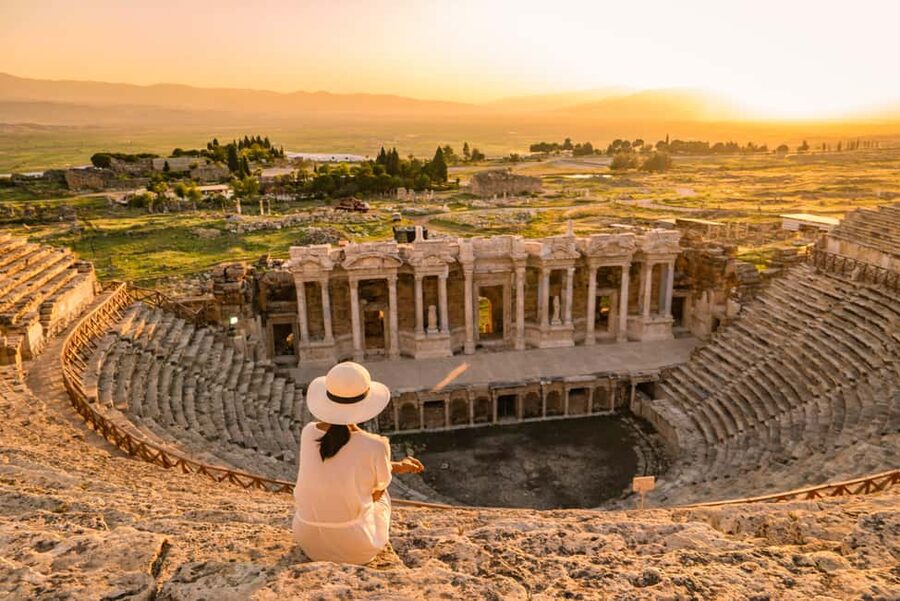 Pamukkale and Hierapolis Skip-the-Line Tickets + Audio Guide - Hierapolis theater: the grandest stop