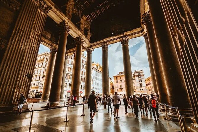 Pantheon Skip the Line Entry Tickets with Digital Audio Guide - Finding the host at Piazza della Rotonda
