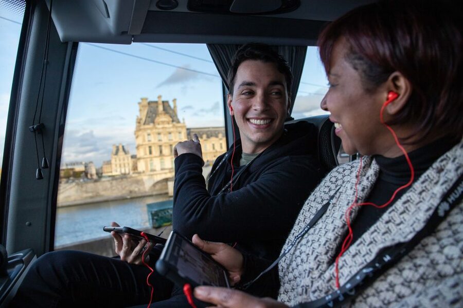 Paris: Audio-Guided Bus Tour & Seine River Cruise - What the three-hour Paris tour actually offers