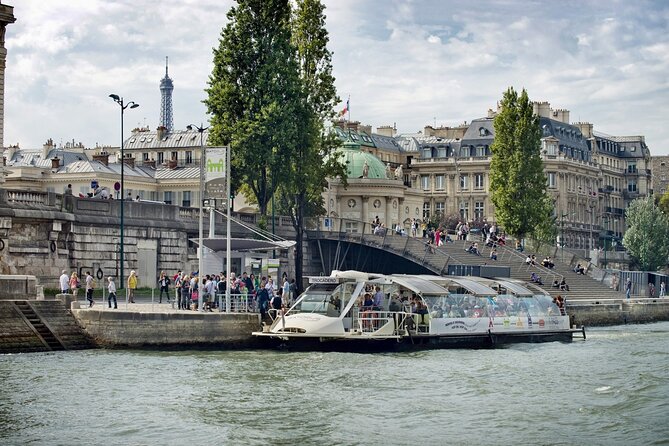 Paris: Batobus Hop-On Hop-Off Cruise & Landmarks Audio Tour - Quai Malaquais and Saint-Germain-des-Prés