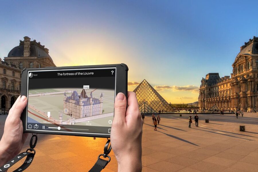 Paris: Openair Double Decker Bus Audio-Guided City Tour - Cruising the Champs-Elysees toward the Arc de Triomphe
