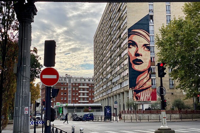 Paris Street Art, smartphone audioguided tour - Place Pinel brings together major artists
