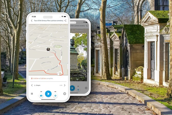 Père-Lachaise Cemetery Paris Tour with Audioguide - Getting the technology ready before you go