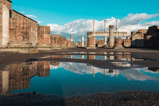 Pompeii Archaeological Park Skip-the-line Entry and Audio Guide - Collecting your ticket at Piazza Esedra
